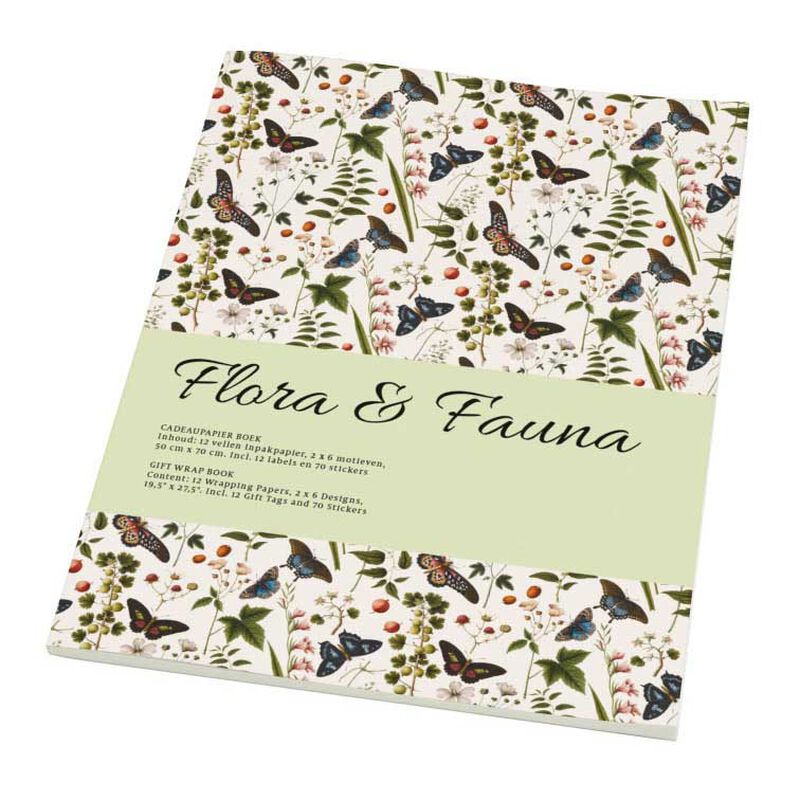 Gift Wrap Book: Flora & Fauna, The Fitzwilliam Museum image number 0