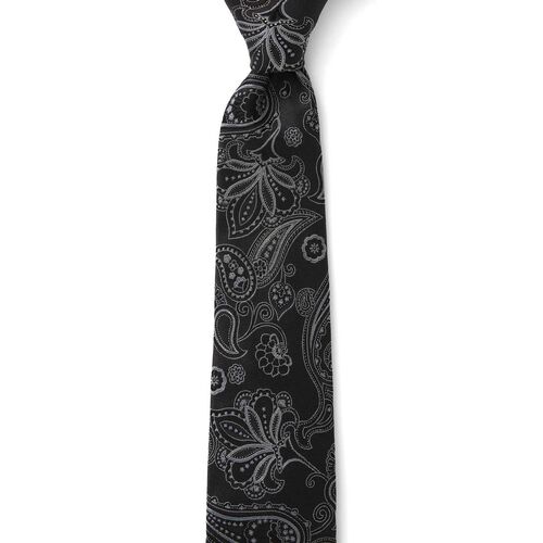 Joe Black Satin Paisley 7.5cm Tie