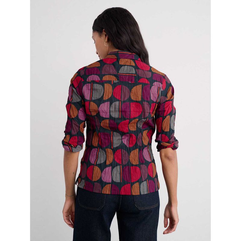 Seasalt Cornwall Larissa Shirt Half Moon Stamp Onyx image number 1