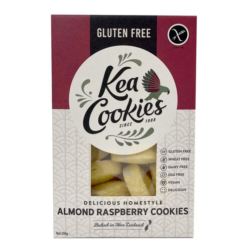 Kea Cookies GF Almond Raspberry 250g