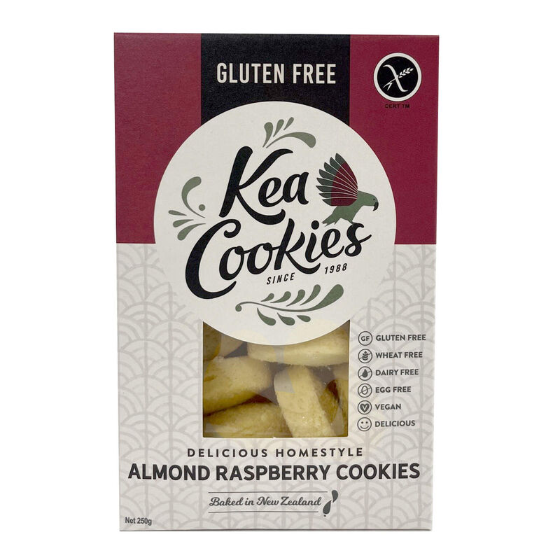 Kea Cookies GF Almond Raspberry 250g image number 0