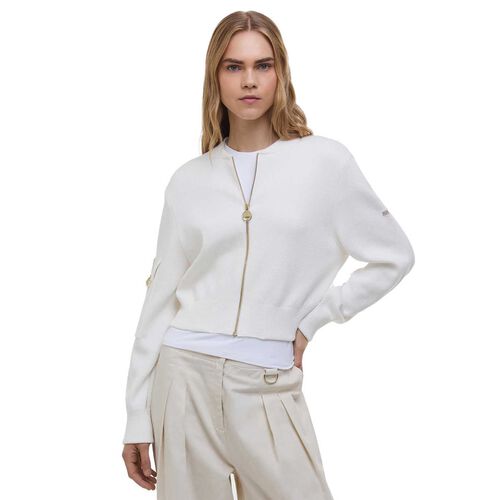 Barbour International Priya Knitted Bomber Jacket