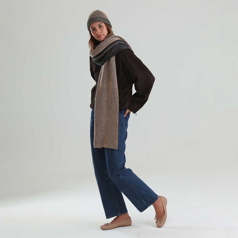 Morgan & Taylor Sarina Rib Knit Scarf image number 5