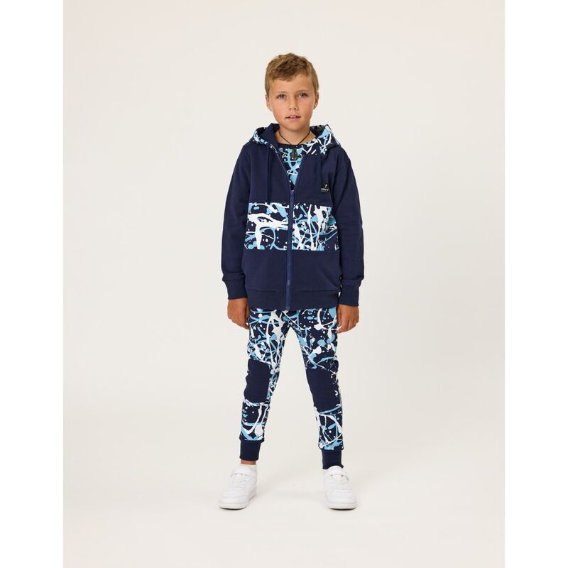 Radicool Dude Splatter Panel Zip Hood image number 1