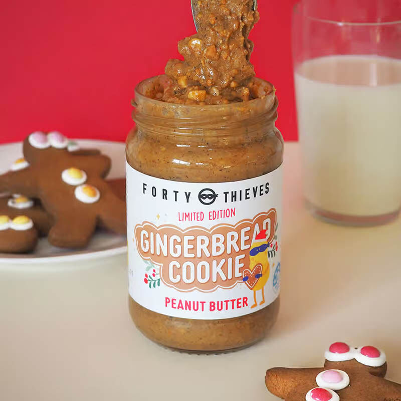 Forty Thieves Gingerbread Cookie Peanut Butter 290g image number 1