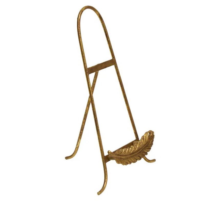 French Country Golden Feather Plate Stand image number 0