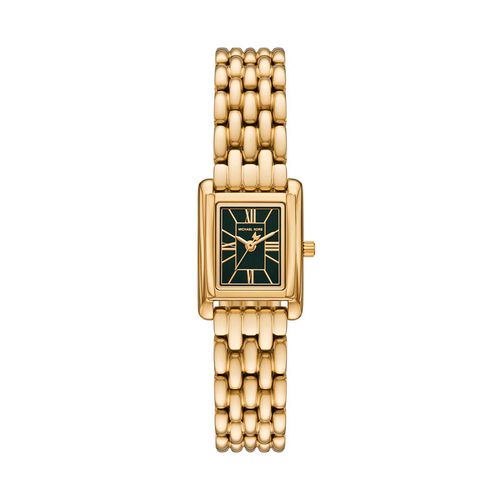 Michael Kors Essex Three-Hand Gold-Tone Stainless Steel Watch