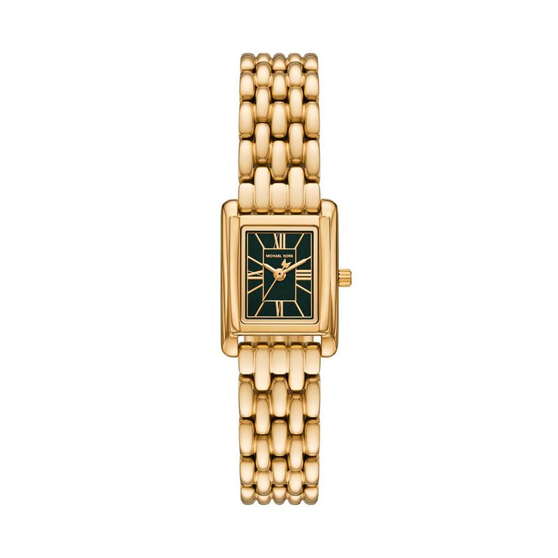 Michael Kors Essex Three-Hand Gold-Tone Stainless Steel Watch image number 0
