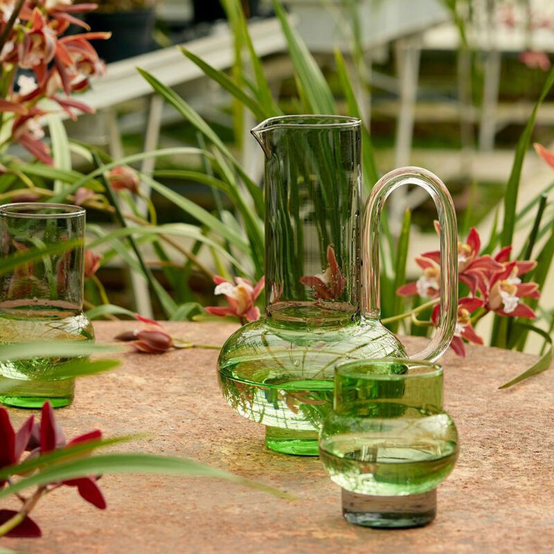 Tom Dixon Bump Jug Green image number 1
