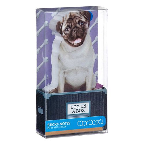 Mustard Dog In A Box Sticky Notes