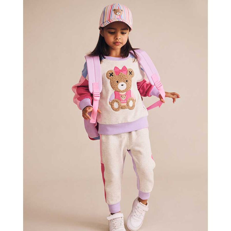 Huxbaby Varsity Huxette Spliced Sweatshirt 3-5Y image number 3