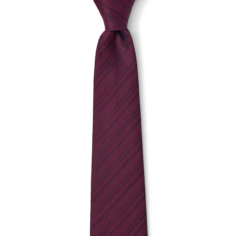 Joe Black Bamboo Stripe 7.5cm Tie image number 1