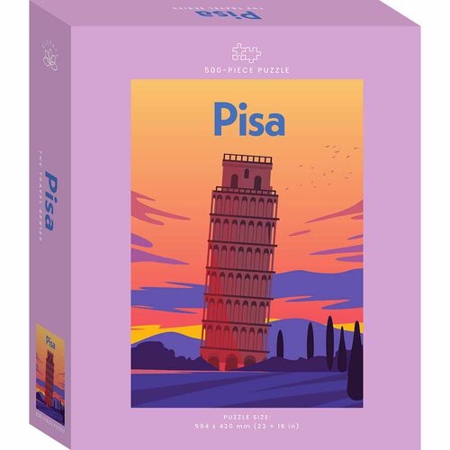 Hinkler Travel Poster 500 Piece Jigsaw: Pisa