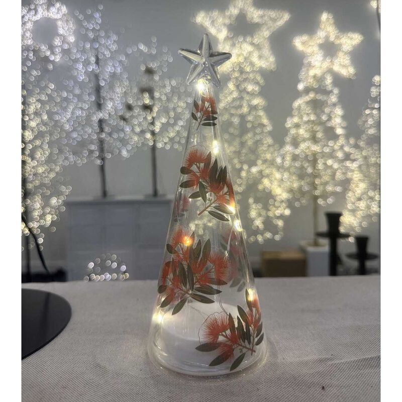 Stellar Haus Pohutukawa Glass Tree 17cm image number 3