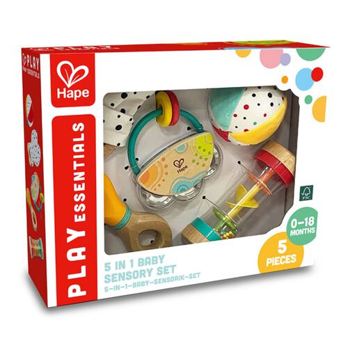 Play Essentials 5 In 1 Baby Sensory Set