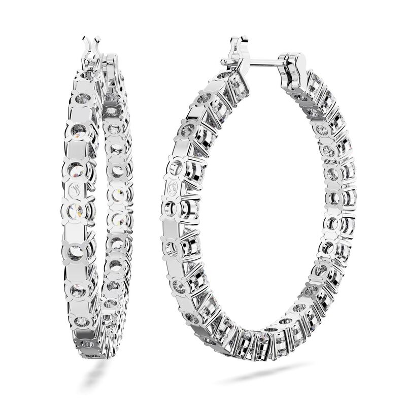 Swarovski Matrix Hoop Earrings image number 3