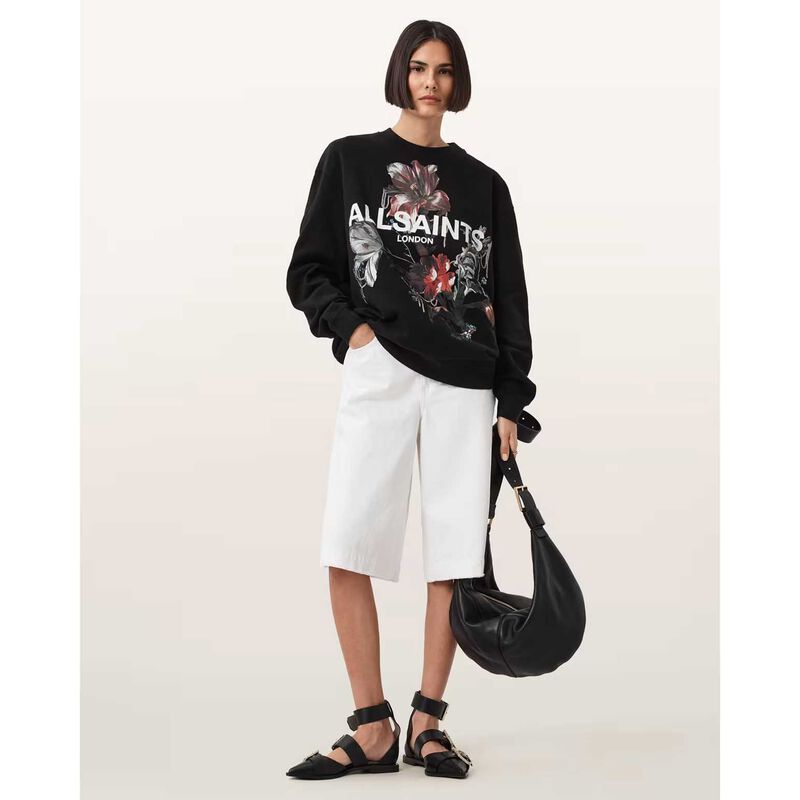 AllSaints Ania Etta Oversized Sweatshirt image number 3