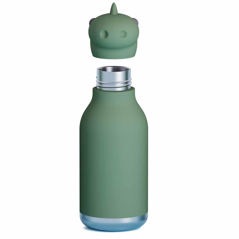 Asobu Bestie Bottle Dinosaur Double Wall Insulated Bottle 460ml Green image number 1
