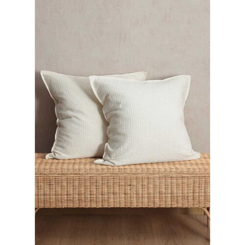 MM Linen Ansel Euro Set of 2 - Whisper