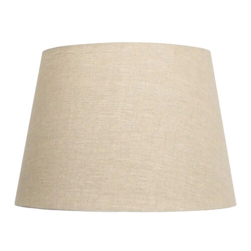 French Country Tapered Drum Linen Shade Natural 50cm