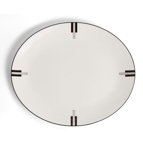 Vera Wangvw Tableware Vw Oval Platter 33cm