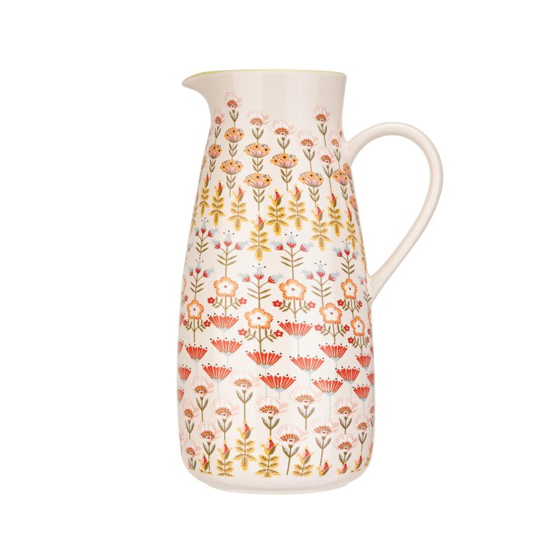 Cath Kidston Painted Table Ceramic Pitcher Jug 1.7L image number 0