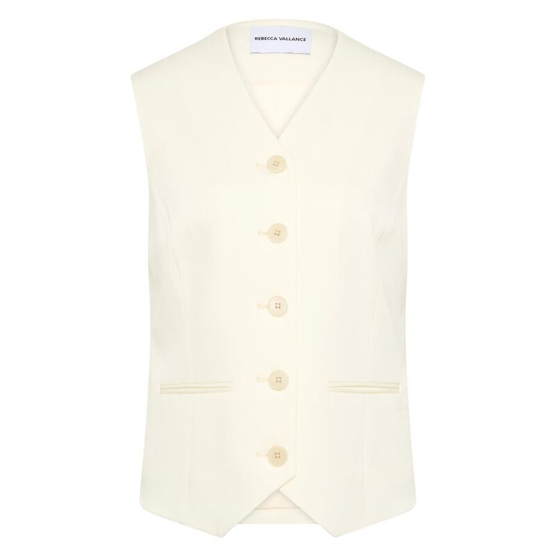 Rebecca Vallance Blanco Vest image number 2