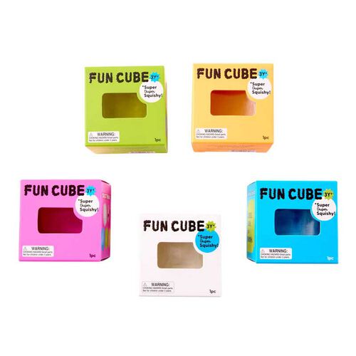 J'Adore Fun Cube Squishy - Assorted