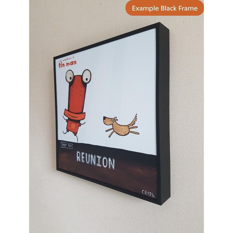 Tin Man Here And Now Box Frame 30x30cm image number 1