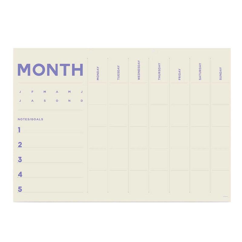 Lettuce A2 Month Planner image number 0
