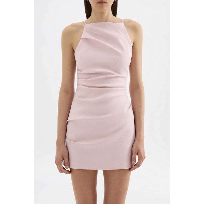 Nude Lucy Talitha Linen Mini Dress image number 2