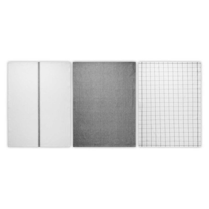 Le Creuset Kitchen Towel Set of 3 - Charbon image number 0