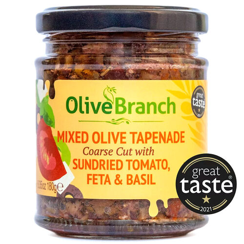 Olive Branch Tapenade Sundried Tomato, Feta & Greek Basil 180g
