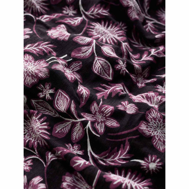 Seasalt Cornwall 3/4 Chapelle Dress Woodblock Bloom Aniseed image number 2