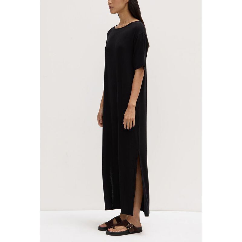 Assembly Label Tova Jersey Tee Dress Black image number 2