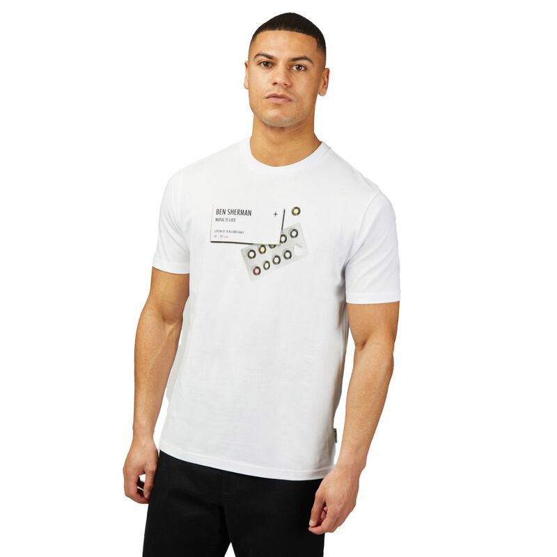 Ben Sherman Music Is Life Tee image number 0