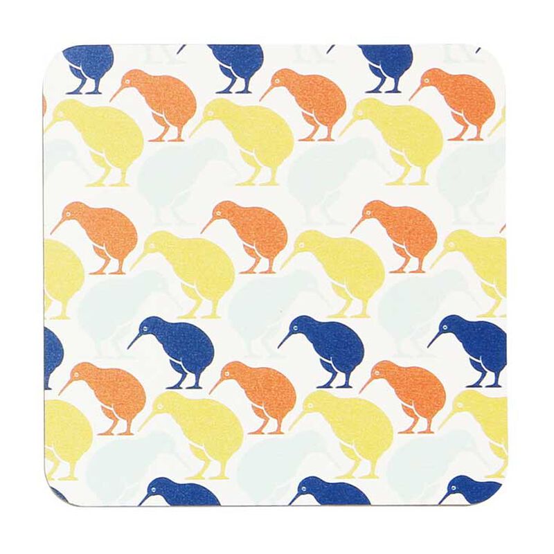 Ian Blackwell Pattern Coaster Single Locals Kiwi image number 0