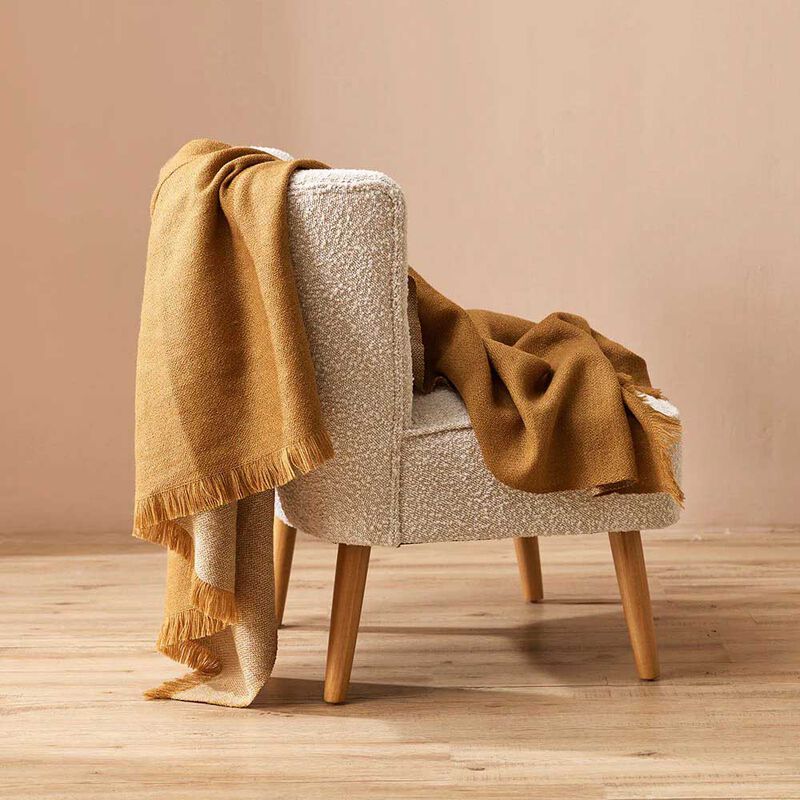 Ollo Chester Throw Toffee 125X150cm image number 1