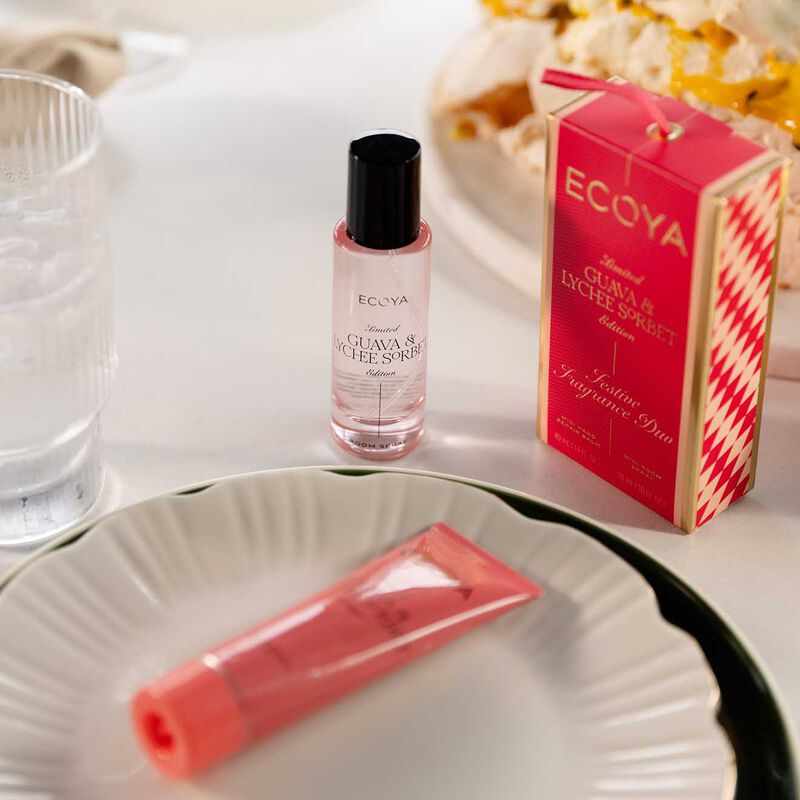 ECOYA Guava & Lychee Sorbet Festive Fragrance Duo image number 1