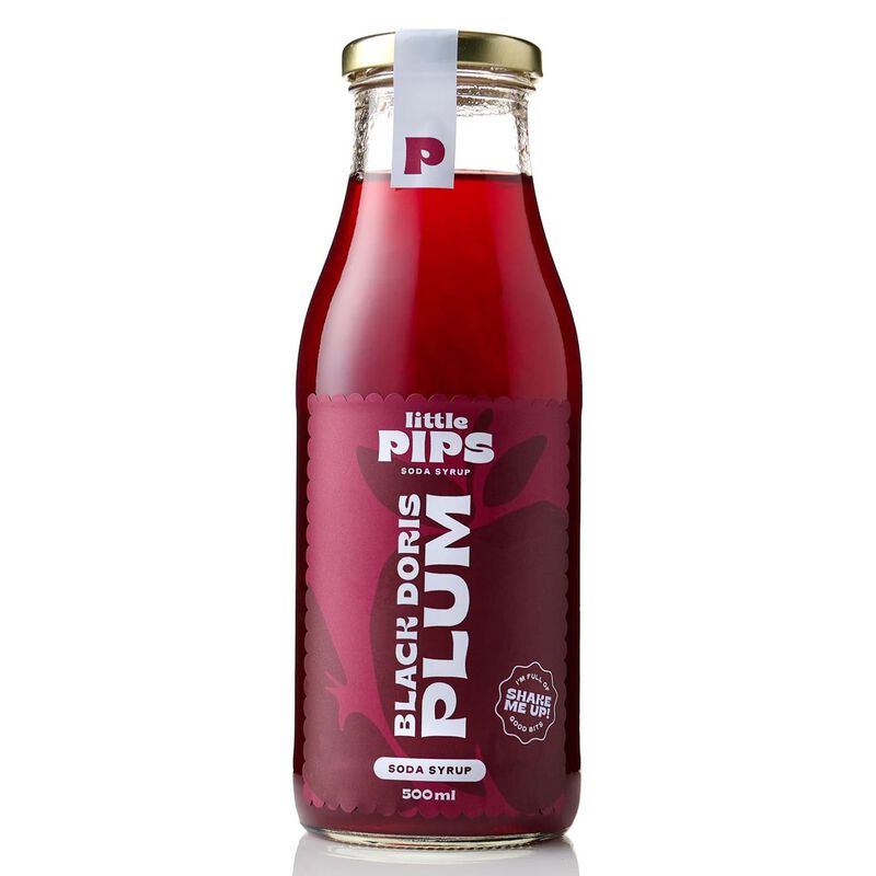 Little Pips Soda Syrup Black Doris Plum 500ml image number 0