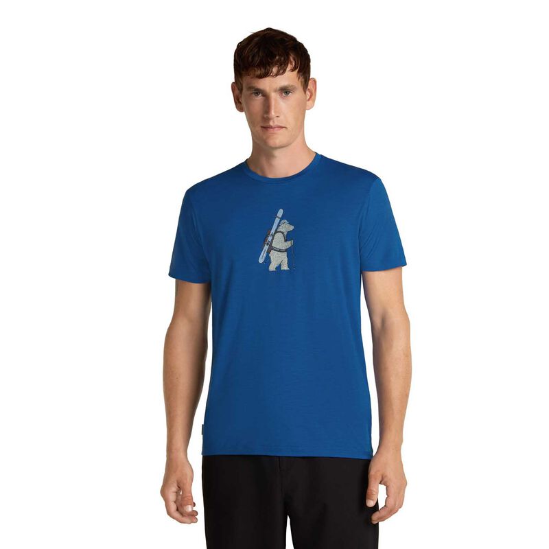 Icebreaker M Merino 150 Tech Lite SS Tee Bear Tour image number 4