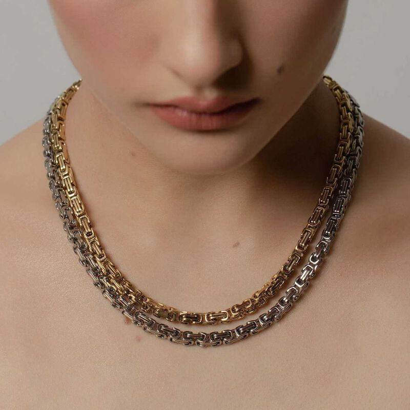 Silk & Steel Meridian Necklace image number 3