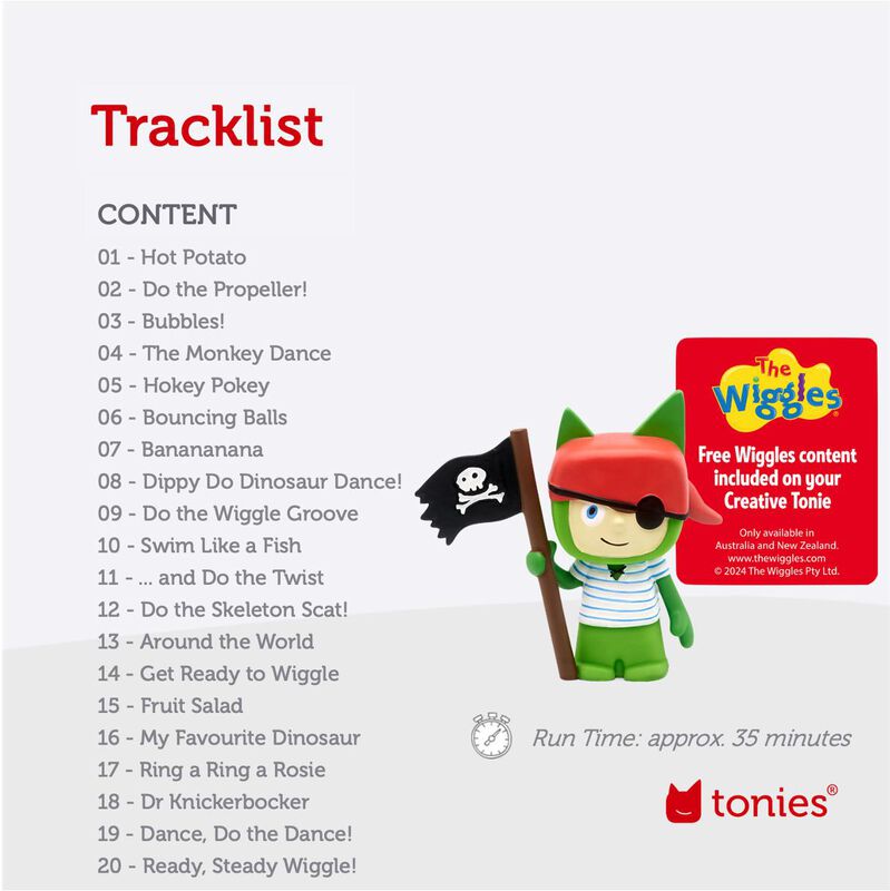 tonies Creative-Tonie x The Wiggles - Pirate Tonie Audio Character image number 2