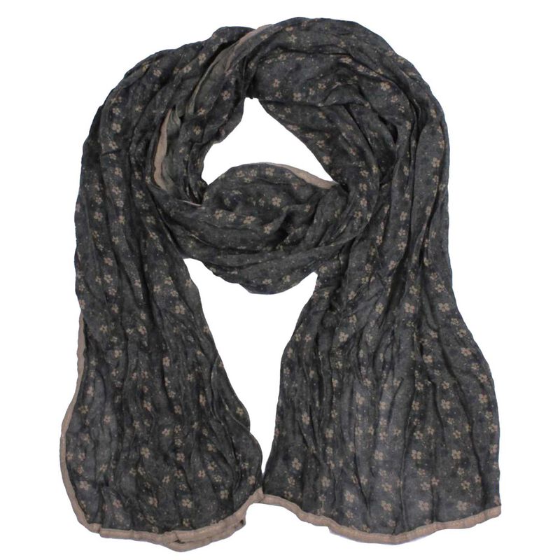 Alice & Lily Jasmine Print Crushed Scarf image number 1