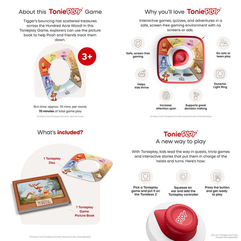 tonies Tonieplay Game - Disney - Winnie The Pooh: Tigger's Mix-Up Fix-Up image number 2