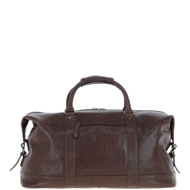 Ashwood Mens Luxury Leather Weekend Holdall image number 3