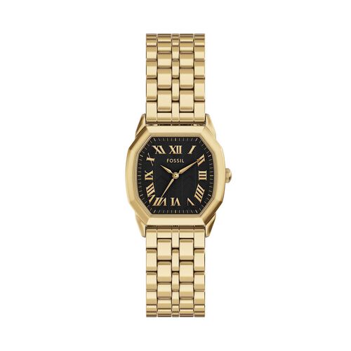 Fossil Harlow Three-Hand Gold-Tone StainlESs Steel Watch ES5433
