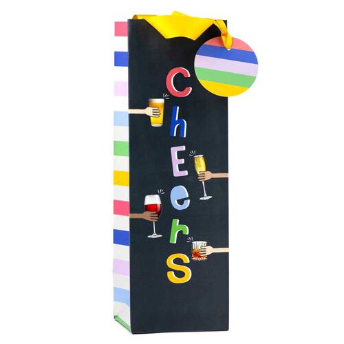 Rosie Made A Thing Cheers Wine Gift Bag