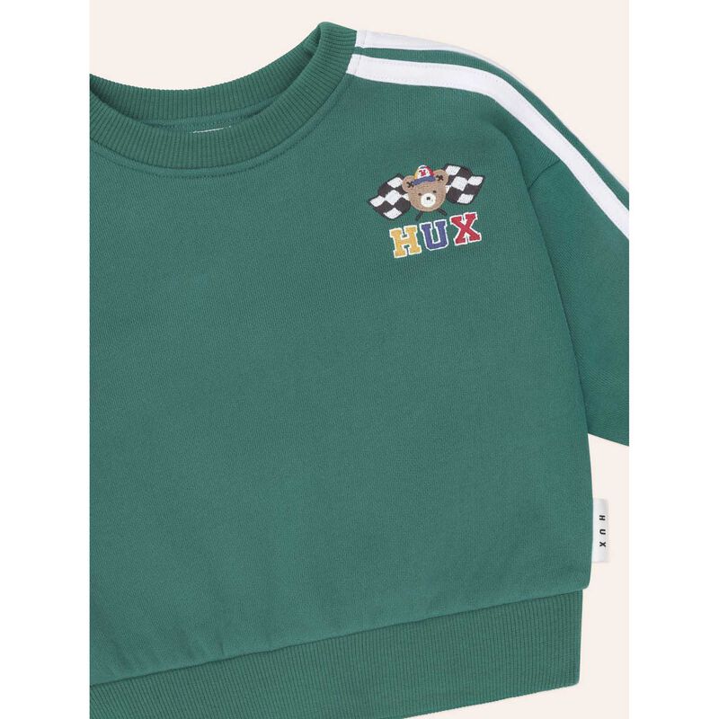 Huxbaby Racer Stripe Sweatshirt 6M-2Y image number 2