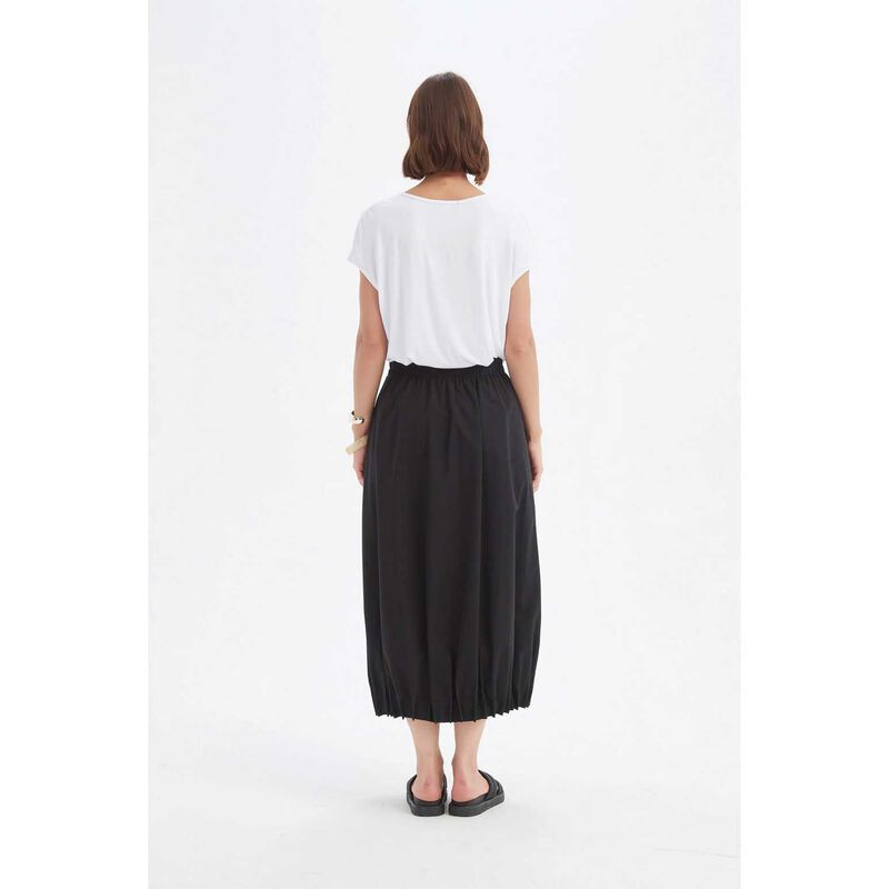 TIRELLI Pin Tuck Hem Skirt image number 1